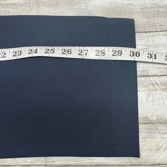 OLD NAVY High Rise Pixie Straight Leg Pants Navy‎ Blue Size 12 Tall NWT - Picture 9 of 9